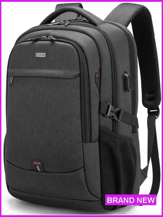 Other - 17 Inch Laptop Backpack with USB Charging Port Travel College Bag Water